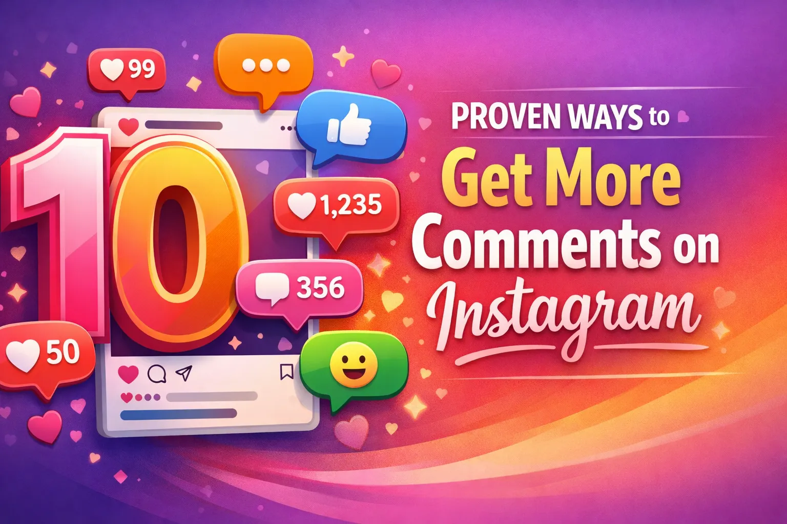 Instagramでコメントを増やす10の実証済みの方法